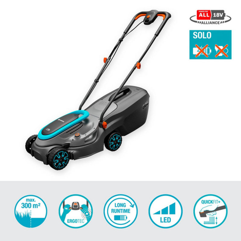 Gardena Akku-Rasenmäher PowerMax 32/18V Solo mit 32 cm Schnittbreite - Bild 2
