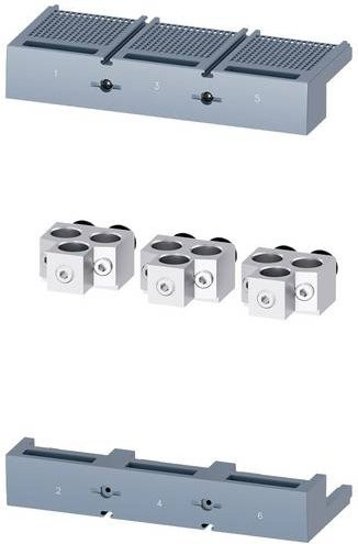 Siemens Rundleiteranschlussklemme 3VA9503-0JB32 in Grau - Bild 1