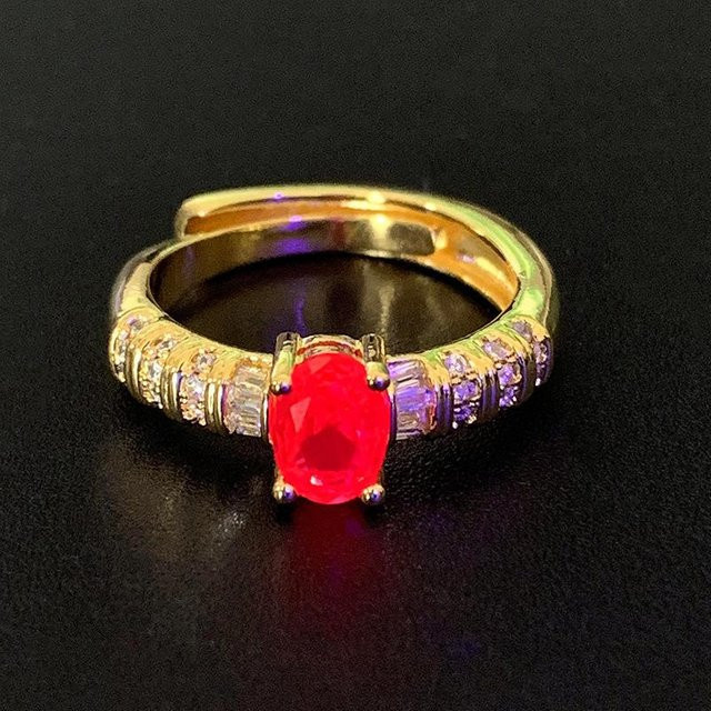 Cagney's Original Ring, Rubin, Kupfer, Damen, beige - Bild 1