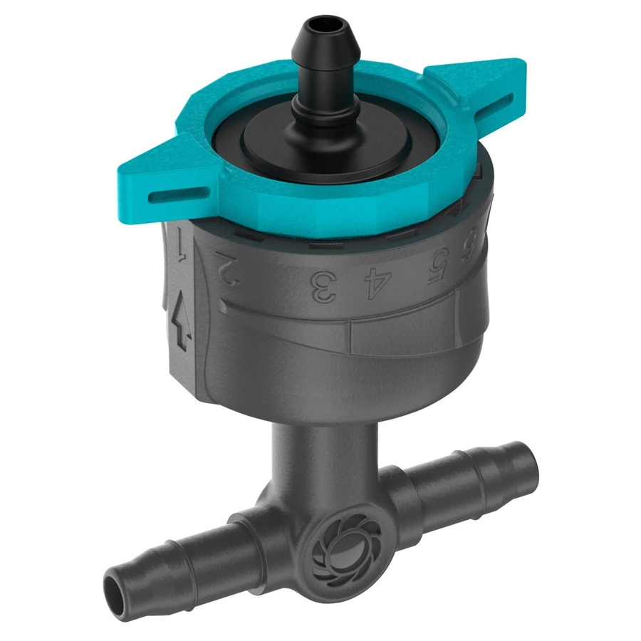 Gardena Micro-Drip System Reihentropfer 4,6mm in Anthrazit mit selbstreinigender Labyrinth-Technik und Easy & Flexible Verbindungstechnik - Bild 3