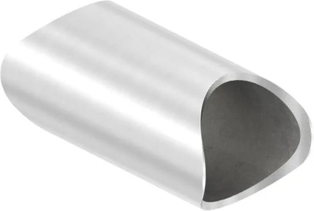 FeNau Rohrverbindungsstück für Rundrohr aus Edelstahl in Silber, Durchmesser: 33,7 mm - Bild 1