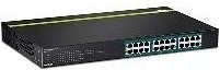 Trendnet TPE-TG240G Netzwerk-Switch mit 24 Ports 10/100/1000 Mbit/s und PoE+ in Schwarz - Bild 1