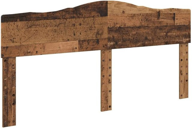 vidaXL Kopfteil aus Holzwerkstoff in Altholz-Optik, Farbe: Braun, Breite: 200 cm - Bild 1