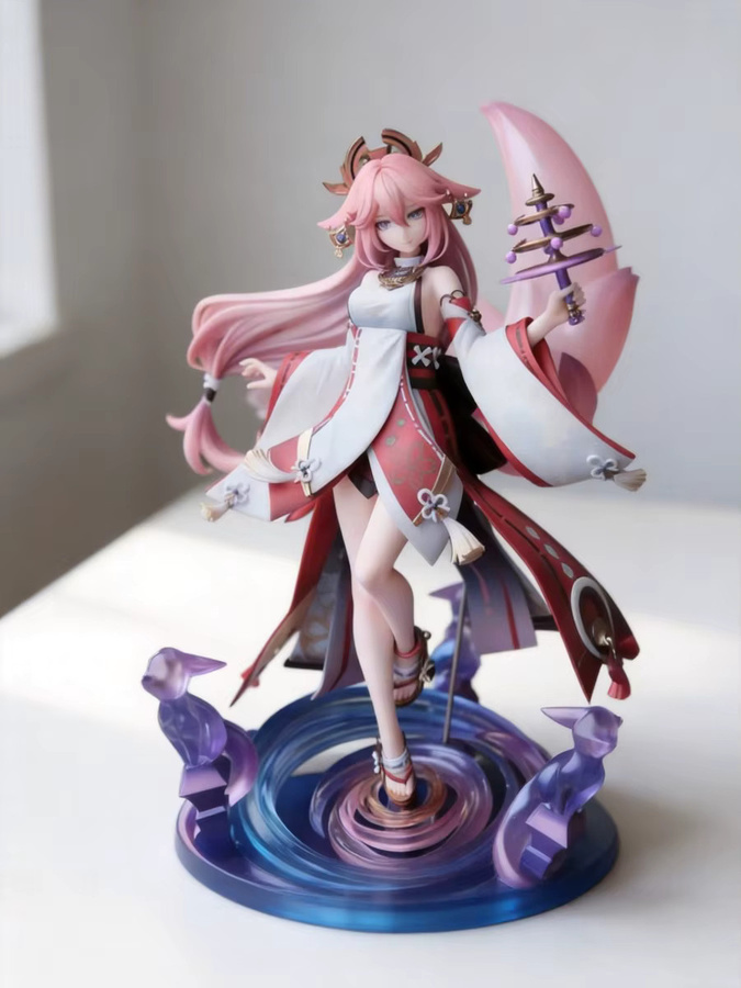 Bandai Genshin Impact Yae Miko Anime-Figur aus PVC, Höhe: 27 cm - Bild 7