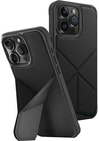 UNIQ Hülle Transforma Magclick für iPhone 15 Pro 6.1 in Schwarz/Ebenholzschwarz - Bild 1