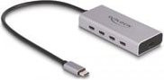 Delock USB-C Hub 10 Gbps mit 5 x USB-C Ports und 85 Watt Power Delivery in Grau (64235) - Bild 1