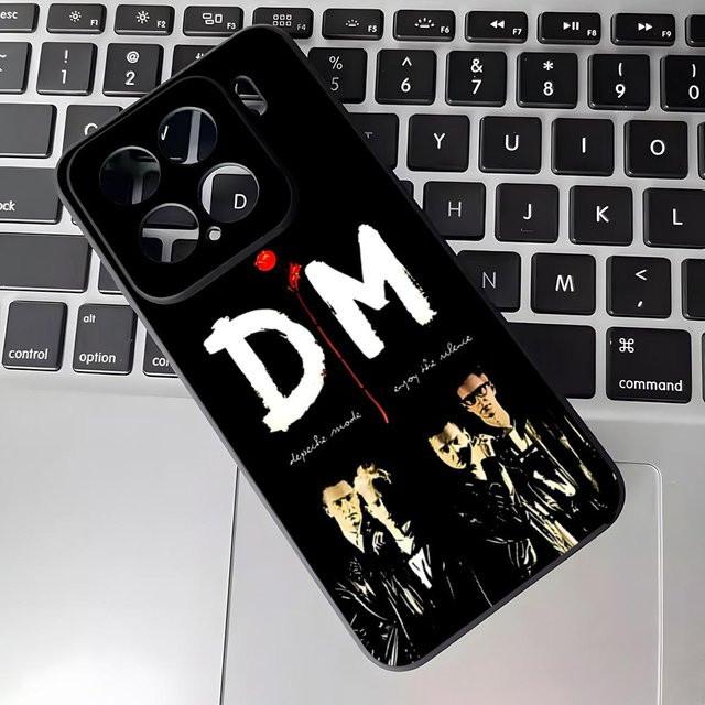 Depeches Modi Handyhülle in Schwarz für Xiaomi Redmi Note 14 13 12 Pro Plus Ultra 5G und weitere Modelle - Bild 1