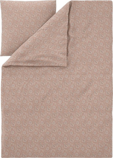 LIVARNO Mako-Satin Bettwäsche Paisley aus Baumwolle, B/H: 135 x 200 cm - Bild 1