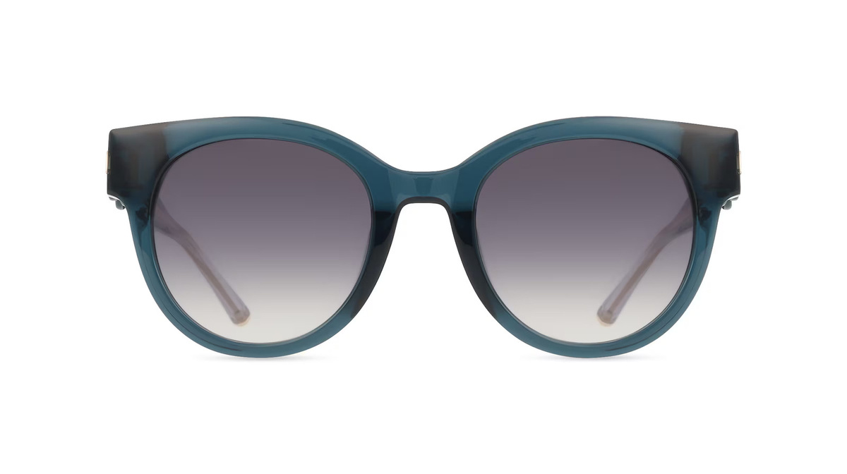 Escada SESE63 Sonnenbrille, Vollrand, Panto, Acetat, Unisex, grün, grau - Bild 1