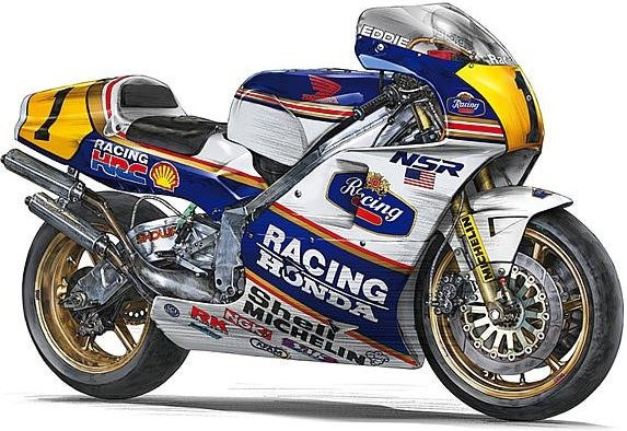Hasegawa Honda NSR 500 1989 WGP500 Champion, Modellfahrzeug, 1:12 - Bild 1