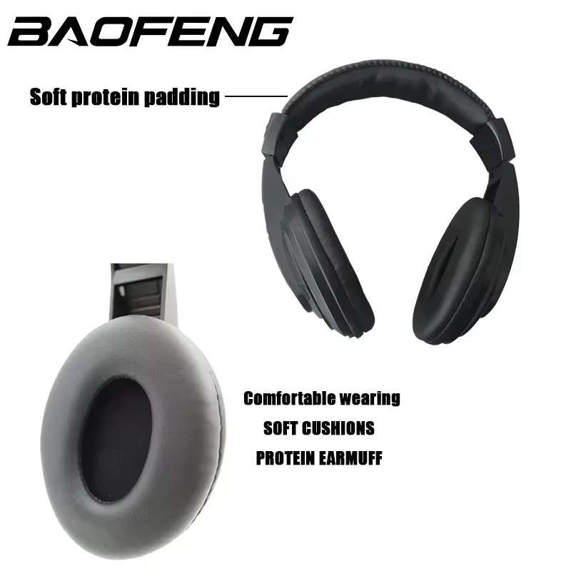 Baofeng Walkie Talkie Headset in Schwarz für UV17 Pro, Quansheng UVK58, 5RPlus (K Typ) und Motorola GP88, GP68 (M Typ) Zubehör - Bild 3
