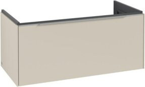 V&B Waschtischunterschrank Subway 3.0 in Cashmere Grau, B/T/H: 97,3 x 42,9 x 47,8 cm - Bild 1