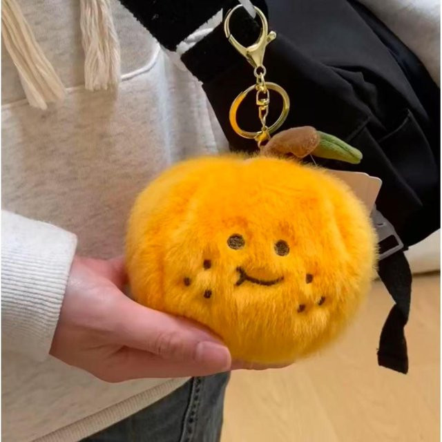 Yiran toy Orange Plüschtier Frucht, Plüsch Anhänger, 12cm - Bild 1