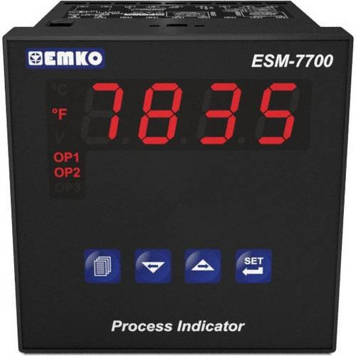 Emko ESM-7700.2.20.2.1/00.00/0.0.0.0 Prozessanzeige in Schwarz - Bild 1
