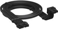 Corsair Typ 5 90 Grad 12V 2x6 GPU Stromkabel in Schwarz - Bild 1