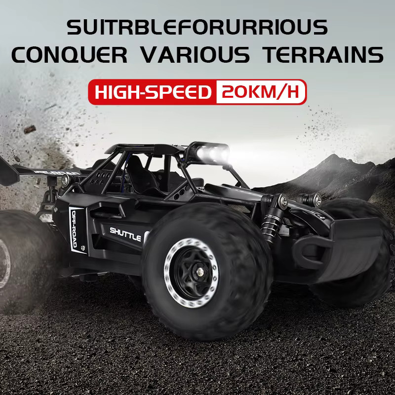 ZWN RC Auto, 1:16, 2,4 GHz, mit LED-Leuchten, Off-Road, ferngesteuert - Bild 5