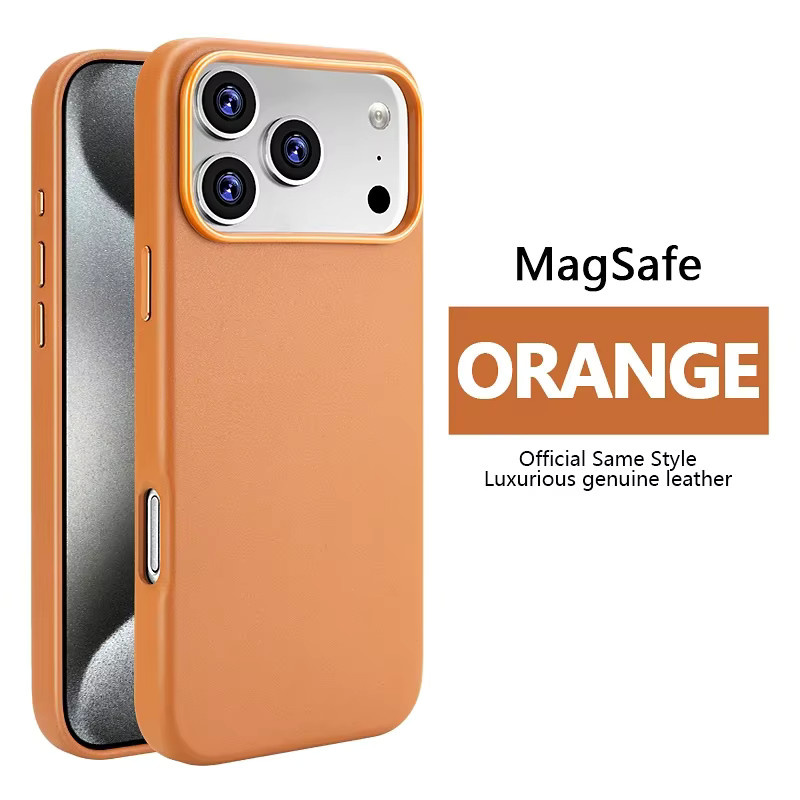 Apple Original Magnetisches Lederetui für iPhone 17 Pro Max, 16, 15, 14, 13 mit MagSafe in Purple - Bild 2