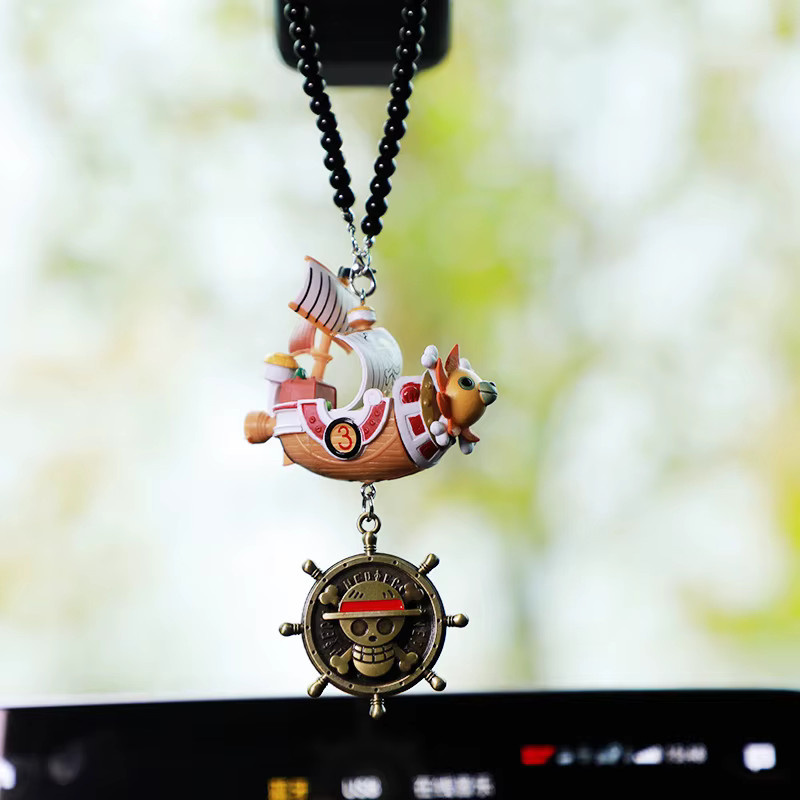 Bandai One Piece Merry Go Auto-Hängeornament, Anime Cosplay Deko - Bild 2