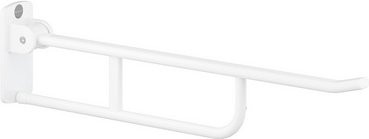 Pressalit Stützklappgriff Value in Weiss Matt aus Rilsan-Stahl, Länge: 85 cm - Bild 1