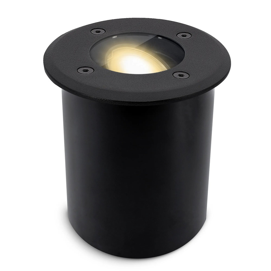 SSC-LUXon Juavi Bodeneinbauleuchte Schwarz IP67 mit LED GU10 3W Warmweiß Fahrbar - Bild 2