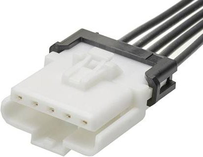 Molex Stift- und Buchsengehäuse-Kabel mit 5 Polen und 3,00 mm Rastermaß in Schwarz oder Weiß - Bild 1