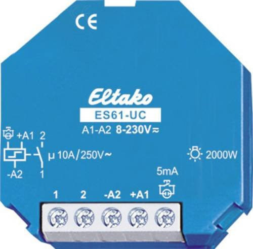 Eltako Stromstoßschalter ES61-UC Blau für den Einbau - Bild 1