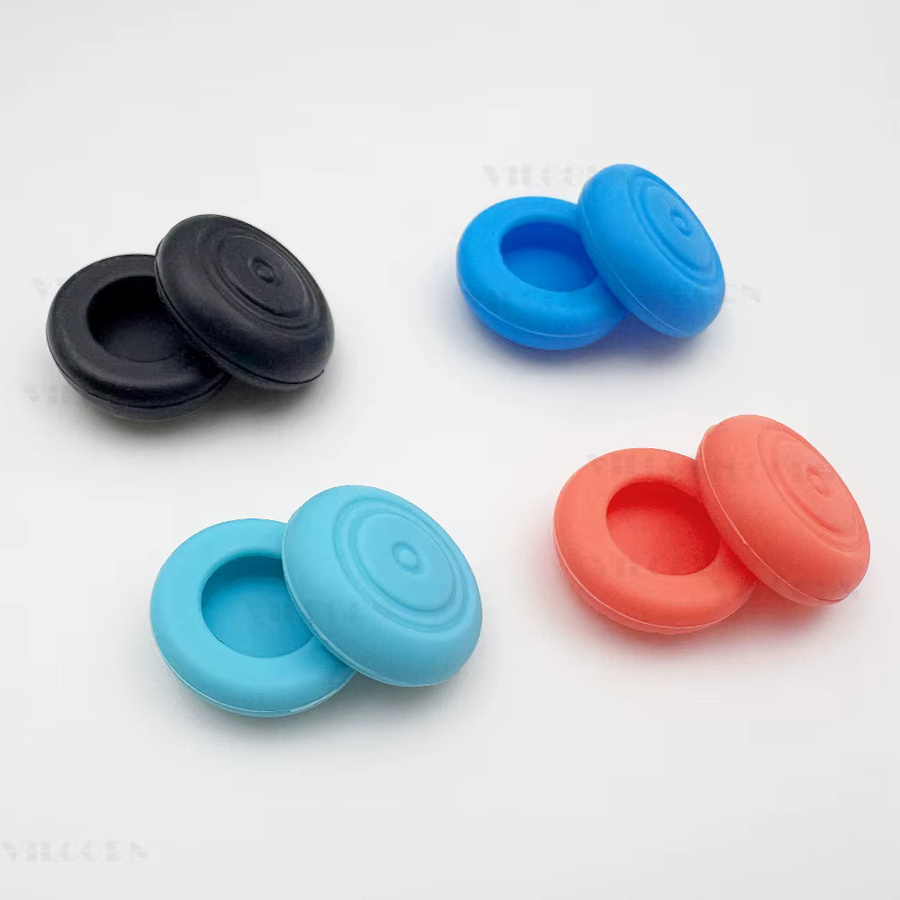 Silikon Daumen-Stick-Kappen für Nintendo Switch 2 Joycon, analoge Joystick-Kappen in Schwarz und Multicolour - Bild 4
