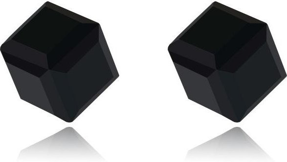 Lucky Star Jewelry Ohrringe Edelstahl, Zirkonia, Schwarz, Damen - Bild 1
