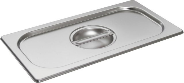 Schneider GN 1/3 Deckel aus Edelstahl in Silber, Höhe: 3 cm - Bild 1
