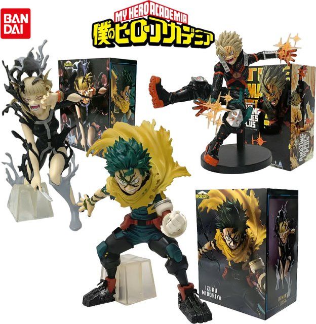 Bandai My Hero Academia Anime-Figuren Midoriya Izuku und Bakugou Katsuki PVC-Statue Multicolor - Bild 1