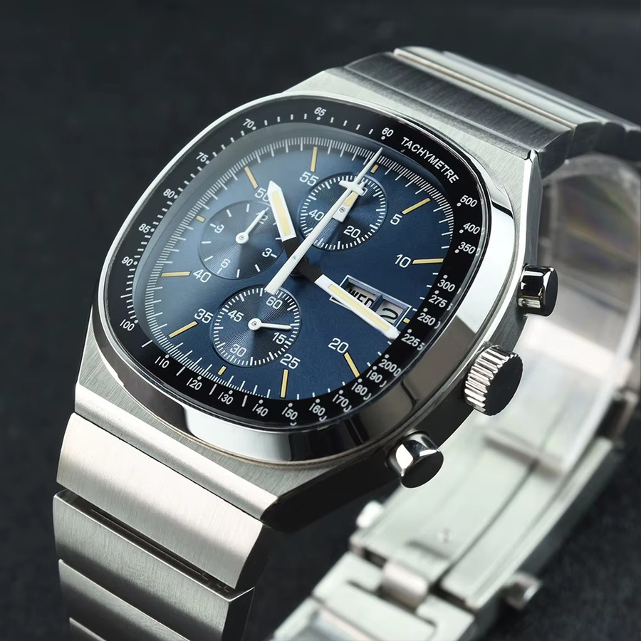Hruodland Chronograph, Quarz, Edelstahl, Saphirglas, Herren - Bild 2