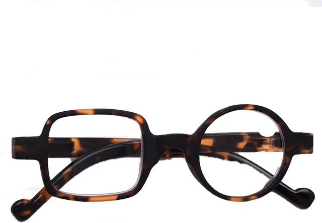 Conella Lesebrille, Panto, Kunststoff, Vollrand, Unisex, Schwarz - Bild 1