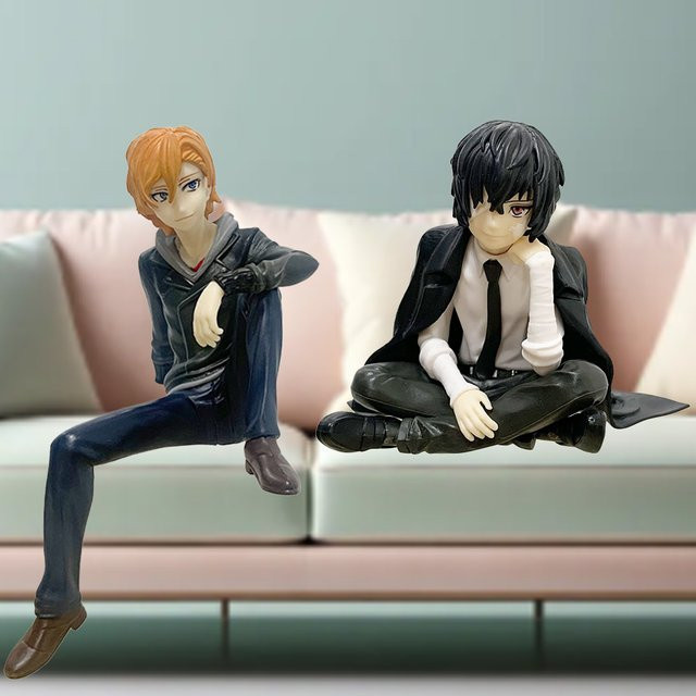 Bandai Bungo Stray Dogs Dazai Osamu Nakahara Chuuya, Anime Figur, Kunststoff - Bild 1