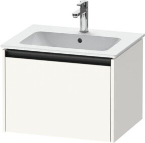 Duravit Waschtischunterschrank Ketho.2 in Weiß Matt mit 1 Auszug, wandhängend, B/T: 61 x 48 cm - Bild 1