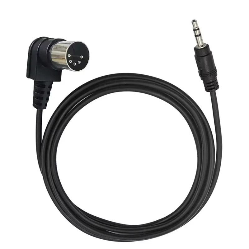 BSN Audio Verlängerungskabel DIN 5 Pin MIDI auf 3,5 mm Stereo Jack, Schwarz - Bild 6