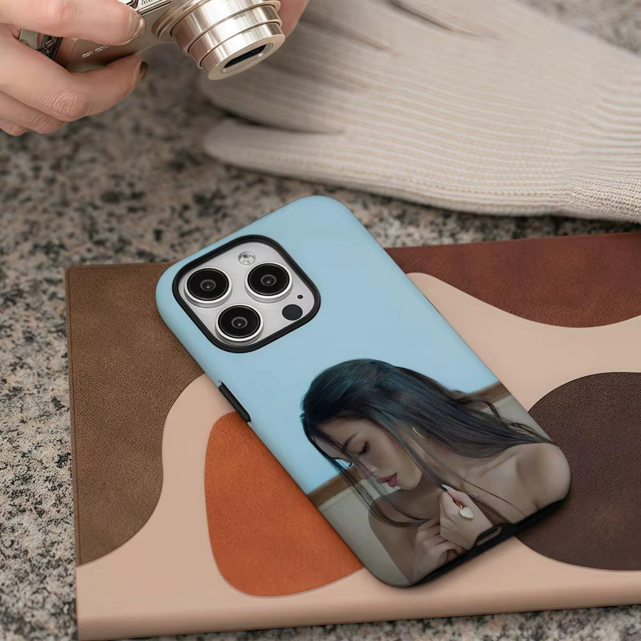 Medaillon M-Madison Bier Handyhülle für iPhone 17 16 15 14 13 12 Pro Max Plus in Weiß und Blau mit glänzender HD-Doppelschicht-Flüssighartschale - Bild 6