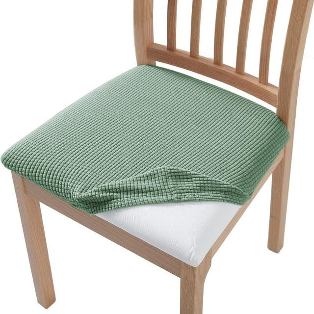 Bestbags Stretch-Stuhlsitzbezüge aus Jacquard, abnehmbare und waschbare Sitzschutzkissen für Esszimmerstühle - Bild 1