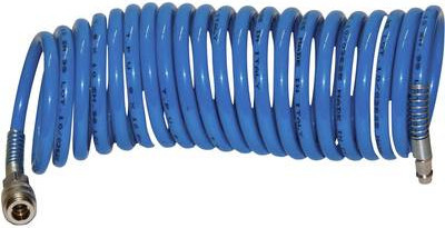 Aerotec Spiralschlauch PRO aus Kunststoff in Blau, 8 x 7,5 Meter - Bild 2