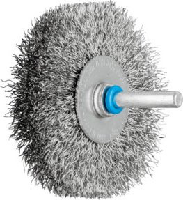 PFERD TOOLS Rundbürste ungezopft aus Edelstahl-Draht, Farbe Silber, Durchmesser: 70 mm, Breite: 15 mm, Schaft-Ø: 6 mm, Draht-Ø: 0,30 mm - Bild 1