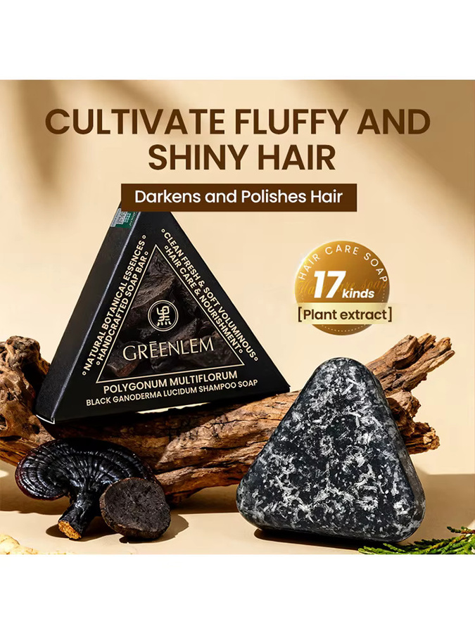 Polygonum Multiflorum Shampoo-Riegel, Unisex - Bild 7
