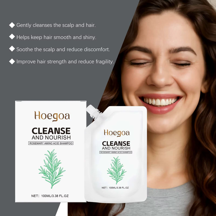 HOEGOA Rosmarin-Aminosäure-Shampoo, 100 ml, Unisex - Bild 2