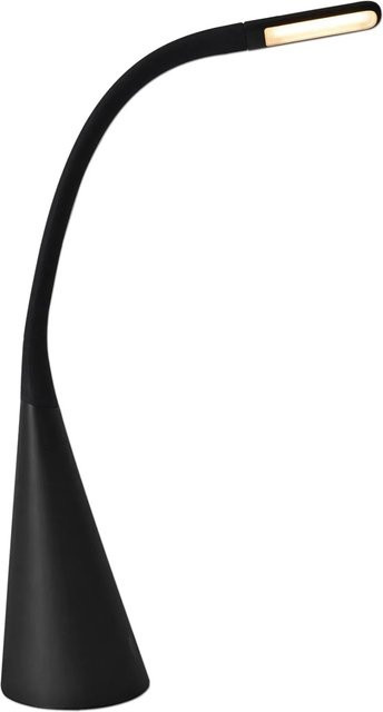 Näve LED Tischleuchte Schwarz, höhenverstellbar und dimmbar, Höhe: 65 cm - Bild 2