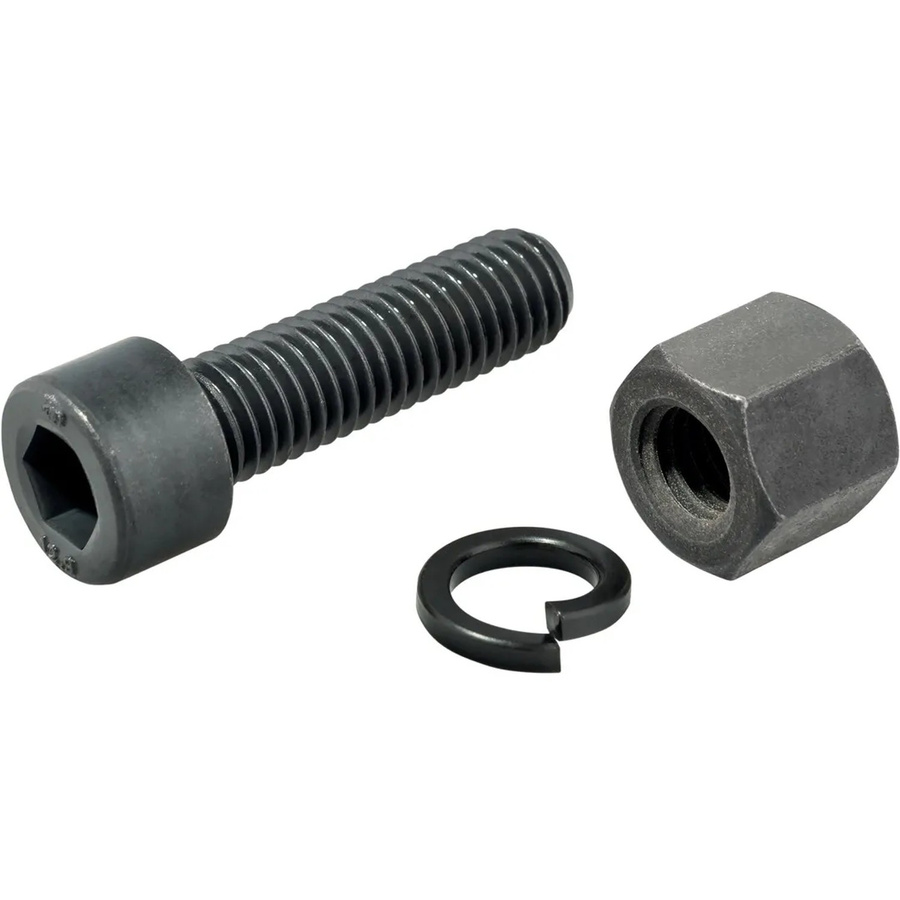 Halder Schraube Mutter und Federring Set für Ø 60 mm Tempergussgehäuse in Grau - Bild 2