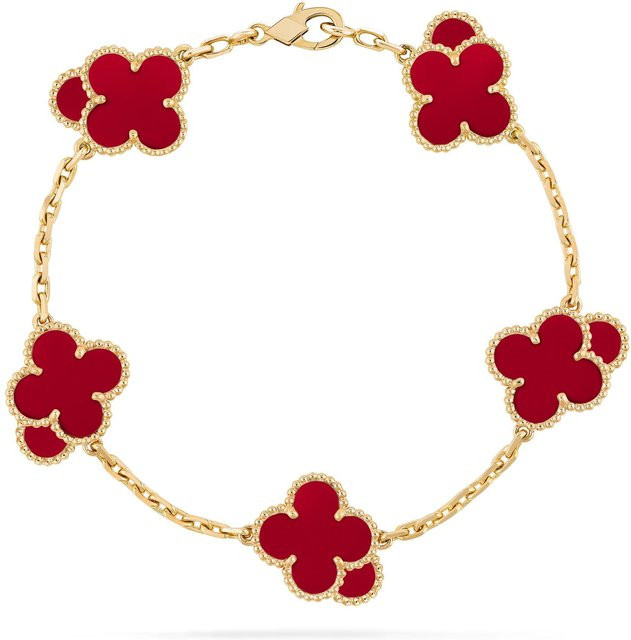 Wucifang Jewelry Armband, Kleeblatt, Gold, Damen - Bild 1