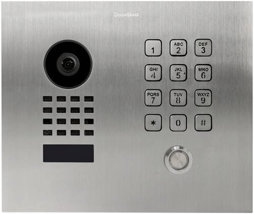 DoorBird D1101KH Classic IP-Video-Türsprechanlage LAN Außeneinheit aus Edelstahl V4A in Silber (gebürstet) - Bild 1