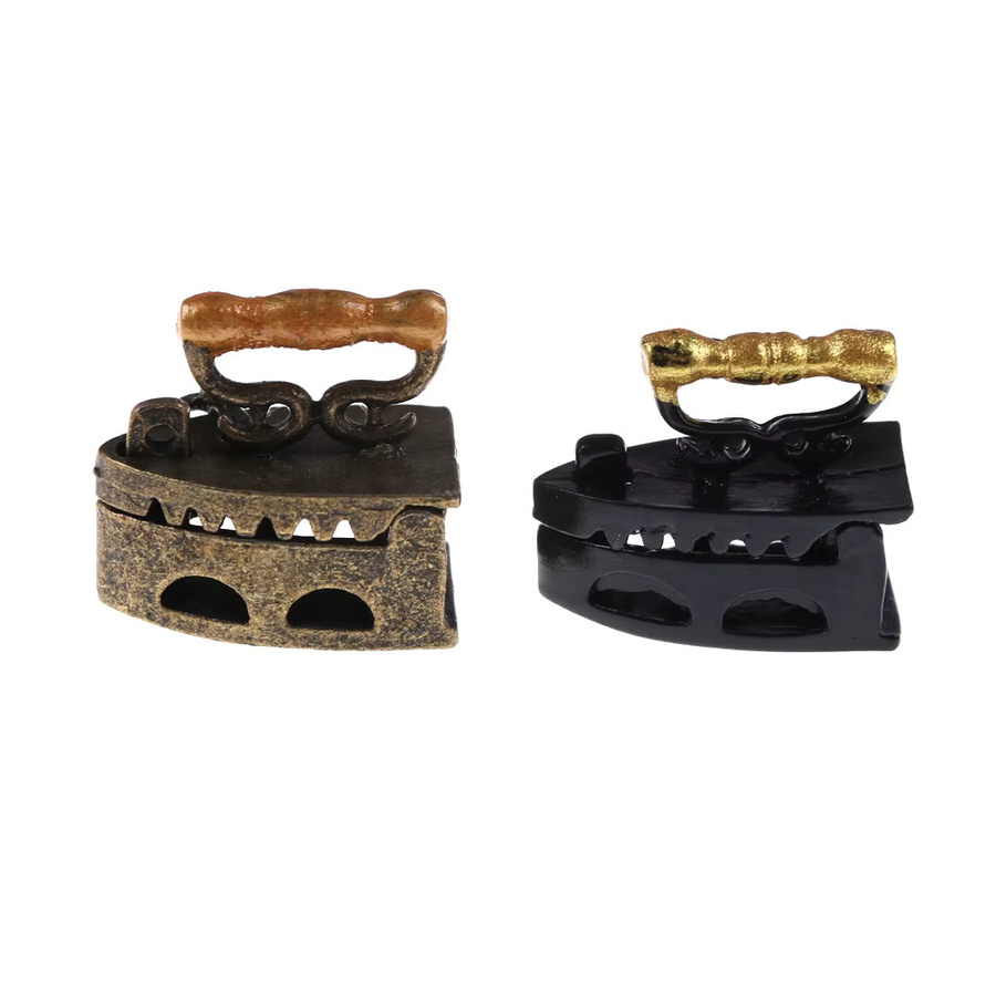Hot Koop Mini Poppenhuis Miniatur 1:12, Zimmermodell, Zubehör, Metall - Bild 1