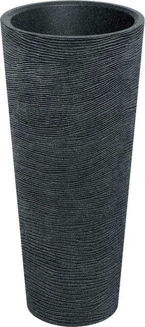 Prosperplast Blumentopf Tubra Schlank Anthrazit Höhe: 105 cm, Durchmesser: 48 cm - Bild 1