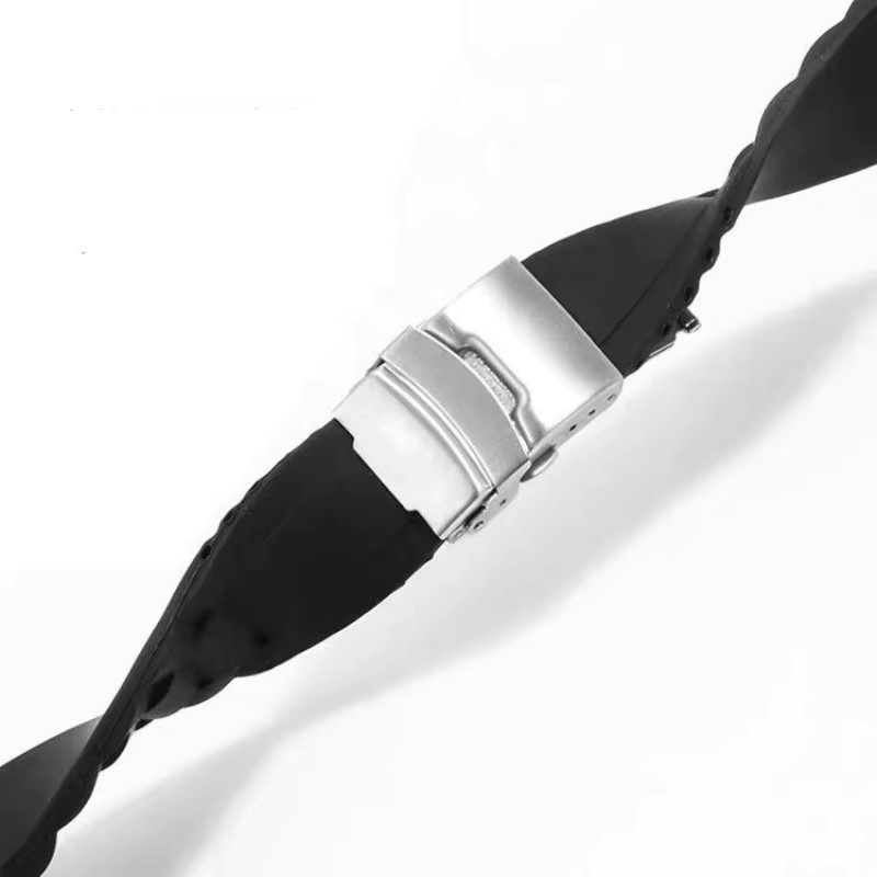 Aotelayer Uhrenarmband Silikon, Schwarz, Unisex - Bild 3