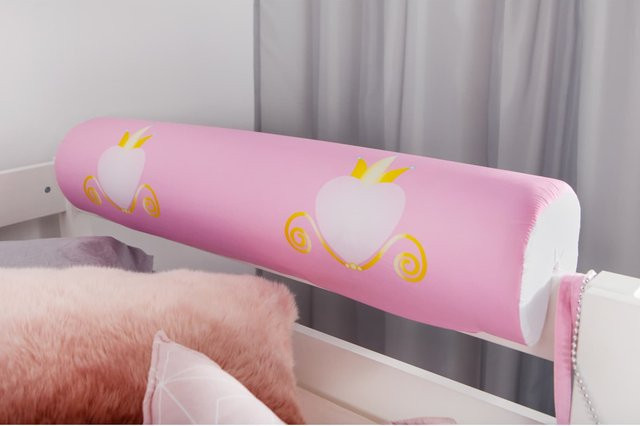 TiCAA Nackenrolle Prinzessin Liora für Kinder Hoch- und Etagenbetten, Pink - Bild 1