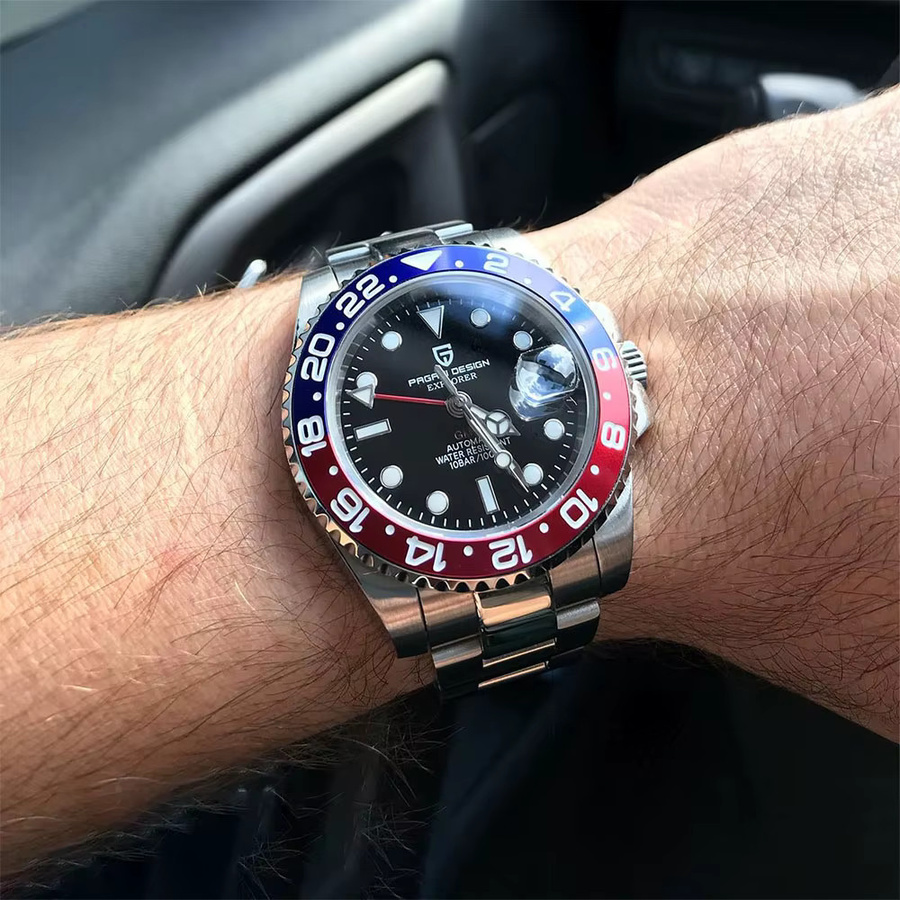 PAGANI DESIGN Armbanduhr, Automatik, Edelstahl, Saphirglas, 40 mm, Herren - Bild 3